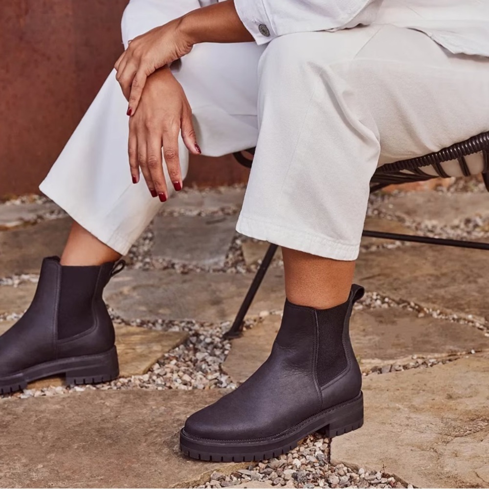 Timberland Black Ankle Booties